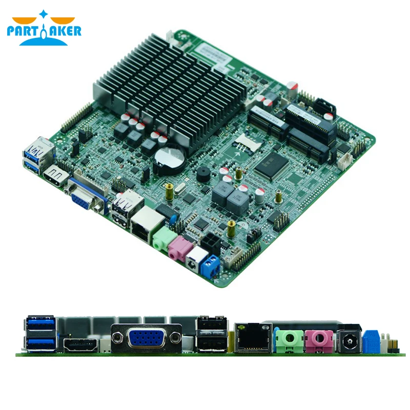 

Newest Intel Celeron J3160 1.6GHz quad core processor x86 fanless mini itx motherboard with single ethernet port OEM /ODM