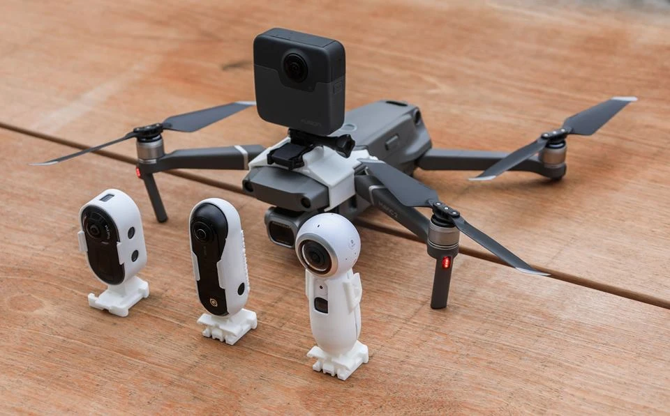 Адаптер держатель крепление разъем для DJI Mavic 2 Pro аксессуар зум для GoPro Hero 6 5 4 3 3+ Session для insta 360 ONE VR камеры