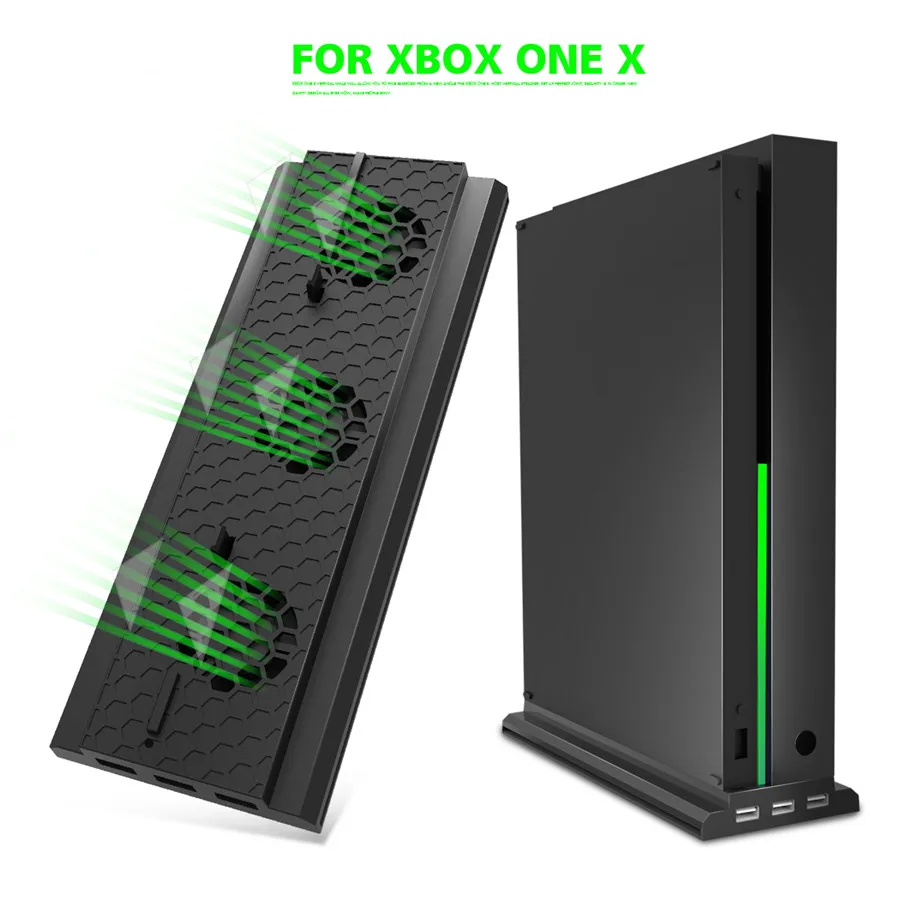 Охлаждающий вентилятор для игровой консоли Microsoft XBox One X с вертикальной
