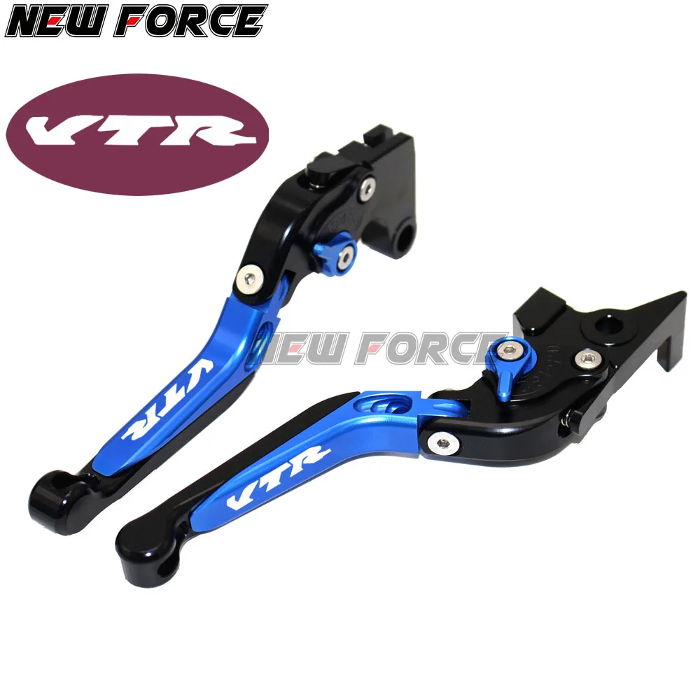 ! Логотип (VTR) красный + Титан для Honda VTR1000F/FIRESTORM 1998-2005 2000 2001 2002 2003 2004 CNC рычаги