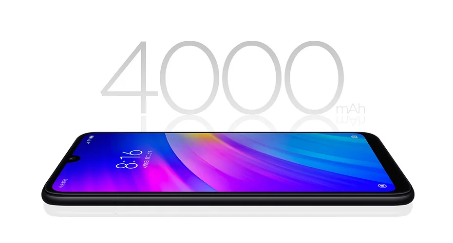 Смартфон Xiaomi Redmi 7 с глобальной ПЗУ, 4 ГБ, 64 ГБ, Восьмиядерный процессор Snapdragon 632, камера 12 МП, аккумулятор 4000 мАч, полноэкранный экран 6,26 дюйма