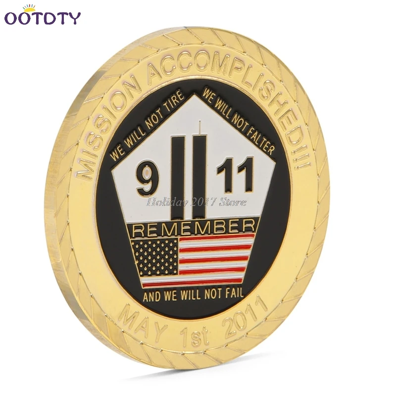 God Bless The United States 911 Attack Commemorative Coin Collectible Challenge Jun19_25 | Дом и сад
