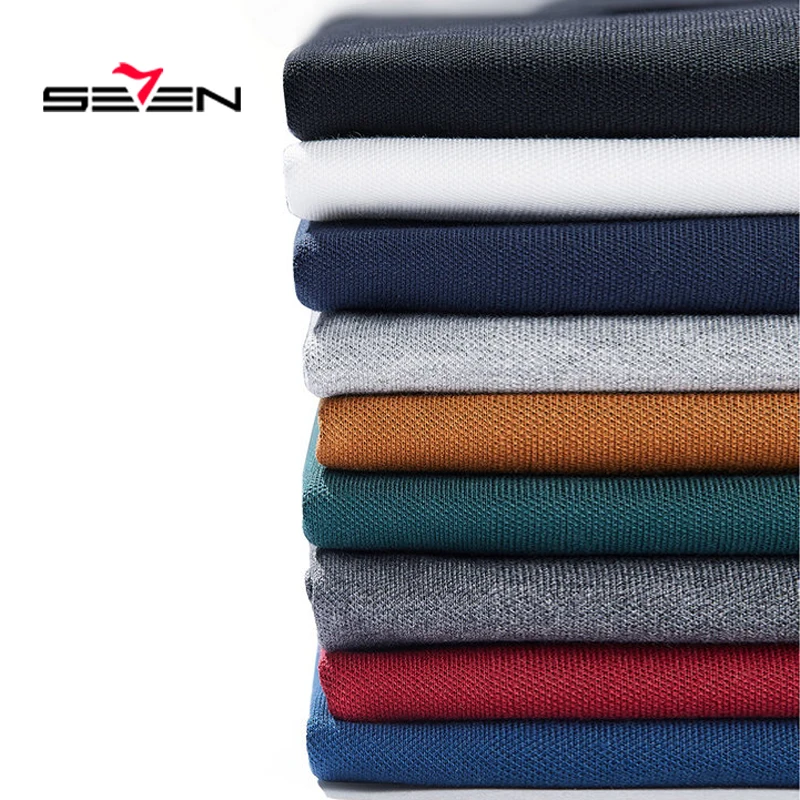 Seven New Polo рубашка мужская плюс размер 3XL 4XL брендовая поло с длинным рукавом