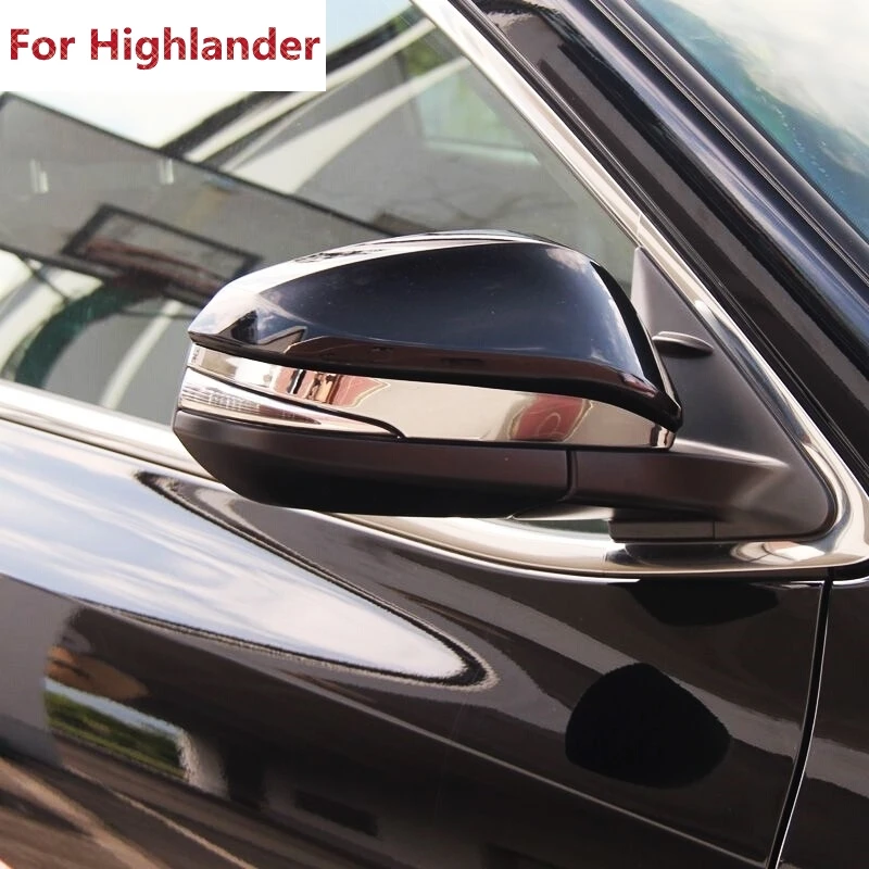 Новая крышка зеркала боковой двери для Toyota high Lander Kluger XU50 2014 2015 ABS Chrome | Автомобили и