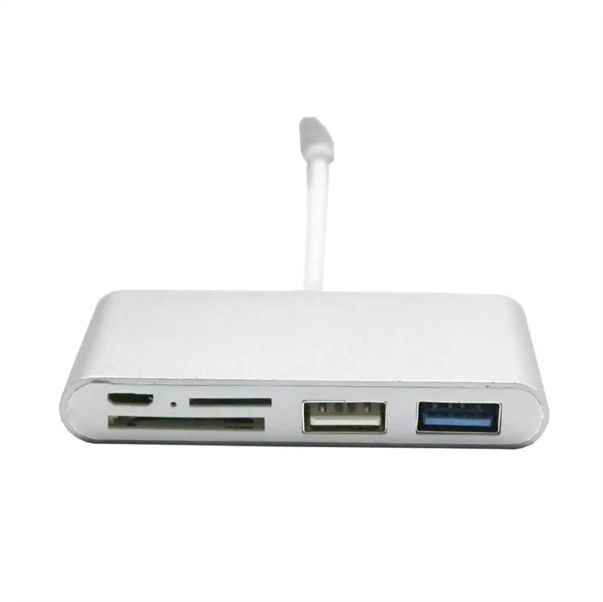 Hiperdeal High Speed 5-In-1 Type-C USB-C 3.1 OTG USB 3.0 2.0 Hub SD/TF Card Reader Combo For Laptop Dropshipping Apr 9 |