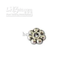 6000 шт тибетская Серебряная ромашка разделительные бусины 5 мм A10527