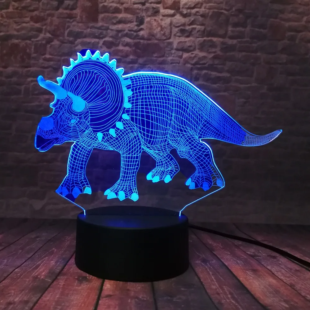 Парк Юрского периода 3D Трицератопс Динозавр Дракон модель Фигурка действие 7