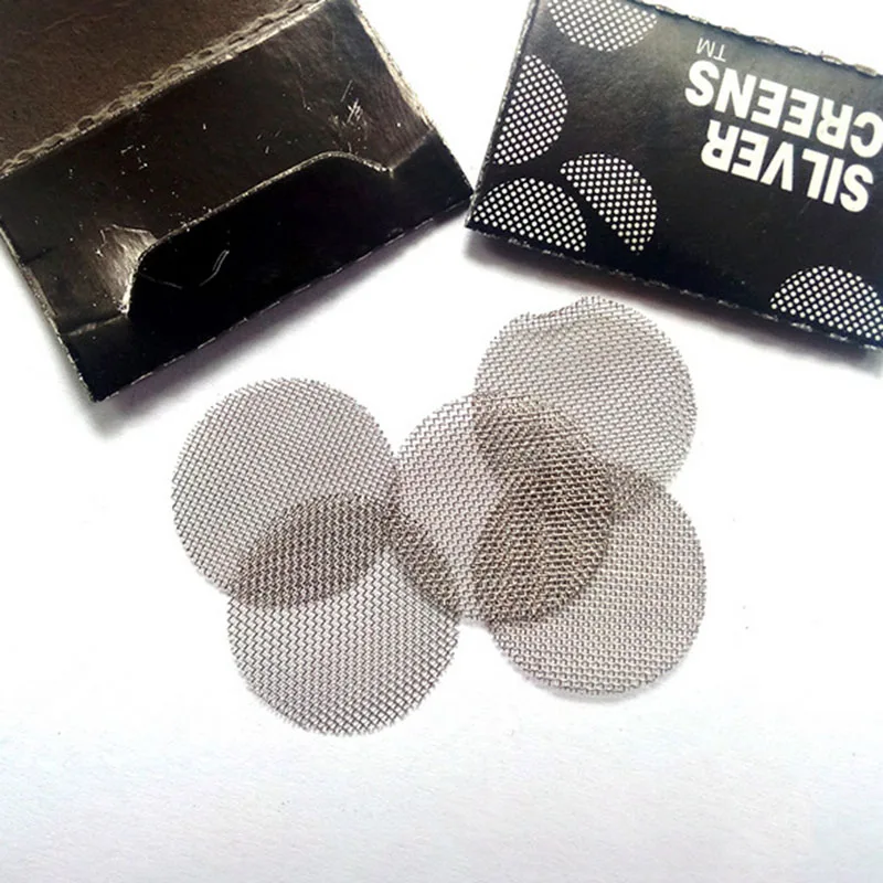 Уютный момент 100 шт в виде курительной трубки Сталь серебро Экран кальяна