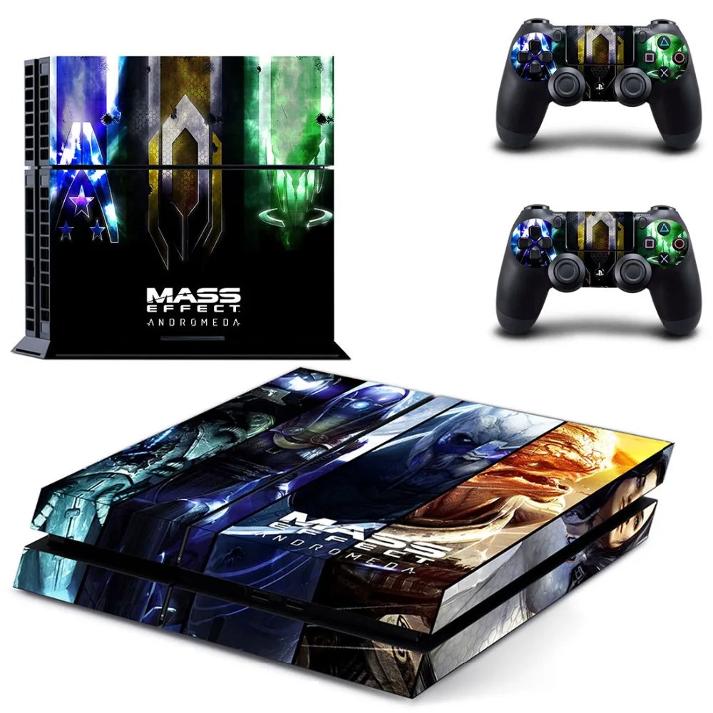 Виниловая наклейка для игровой консоли Playstation 4 и 2 контроллера PS4 Skin Sticker