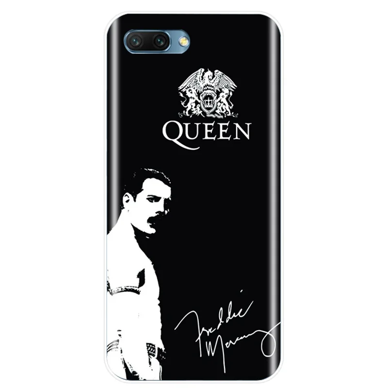 Чехол Freddie Mercury Queen band мягкий силиконовый чехол для телефона Huawei Honor 8C 9 10 V10 NOTE10 lite