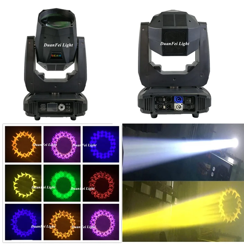 4 шт. Новое поступление светодиодный прожектор 80 Вт с движущейся головкой для