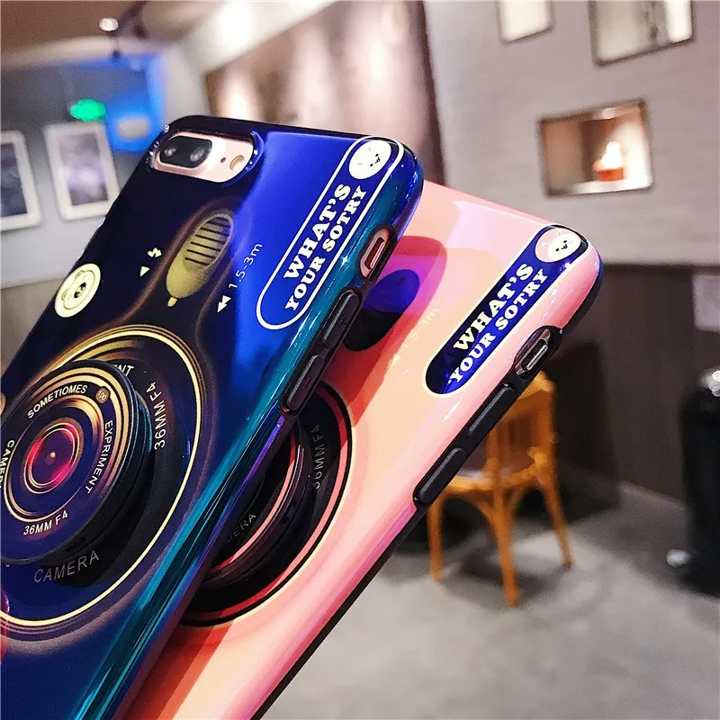 For Mi 6 5X A1 note 5 pro mix 2 3 8 SE max A2 6X 7 proBlue ray 3D Camera Phone Silicone Soft Case+Stand |