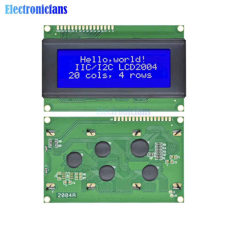 Новинка 2004 204 20X4 символьный ЖК дисплей модуль синий черный свет|lcd display module|display