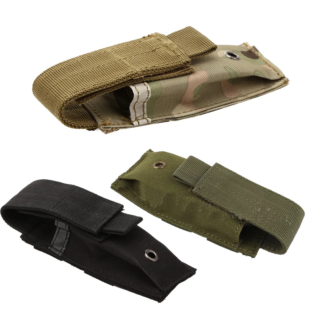 

Military Molle Pouch Tactical Single Pistol Magazine Pouch Knife Flashlight Sheath Airsoft Hunting Ammo Camo Bags