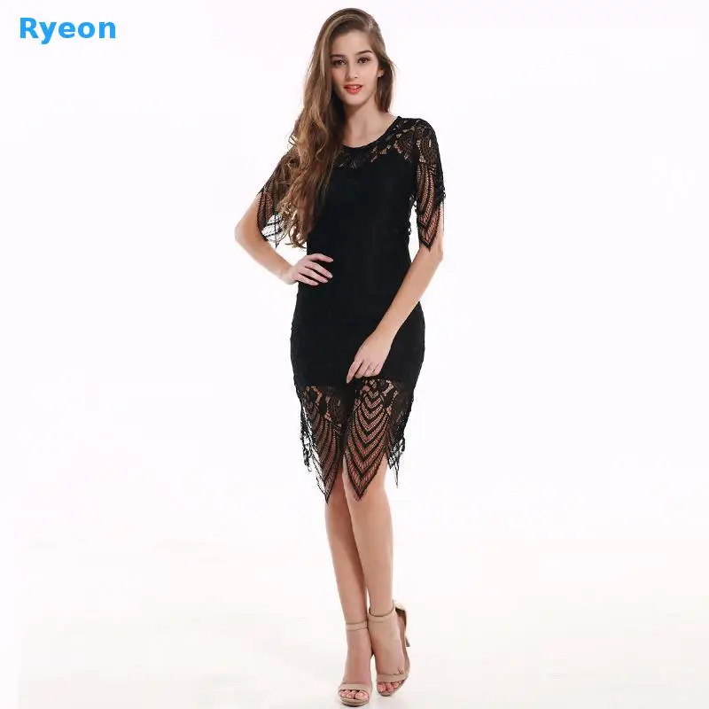 2016 Новое Прибытие Европа Сша Ryeon Мода Кружева Sexy Спинки Тонкий прозрачный Женщины