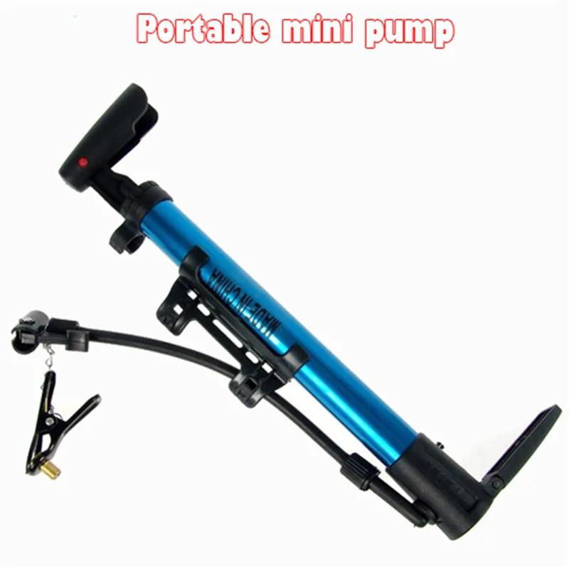 

1PC High Quality Mini Portable Bicycle Pump For Cycling Inflatable Pump & Mountain Bike Aluminum Alloy High-pressure Pump