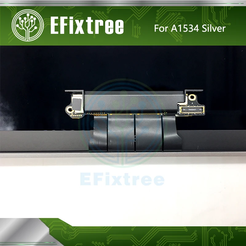Efixtree серебро для Apple Macbook Retina 12 &quotA1534 2015 2016 2017 светодиодный экран ЖК-дисплей с