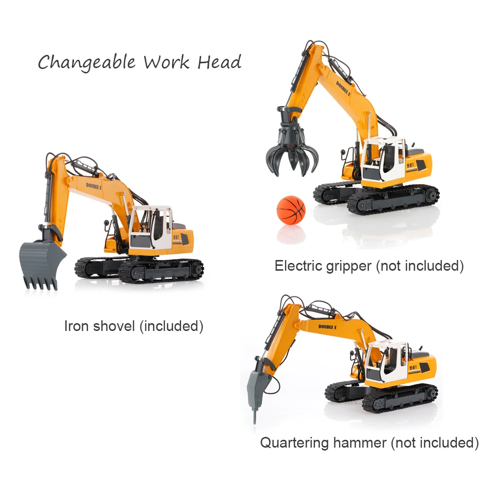 2 4G 17CH RC инженерный экскаватор грузовик RTR радиоуправление автомобиль