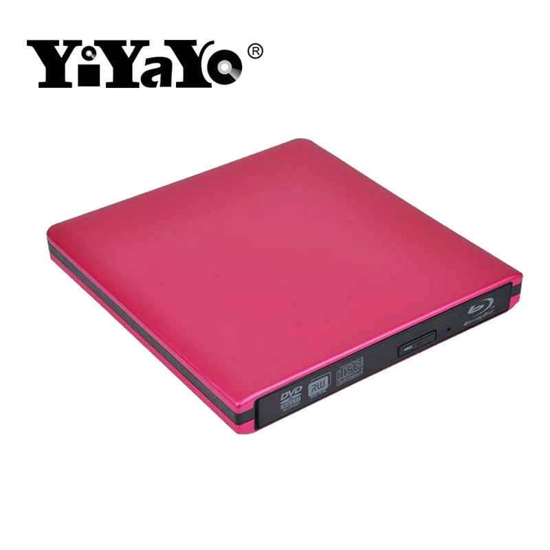 Внешний оптический привод YiYaYo Bluray USB 3 0 Blu Ray BD/ DVD ROM записывающее устройство для