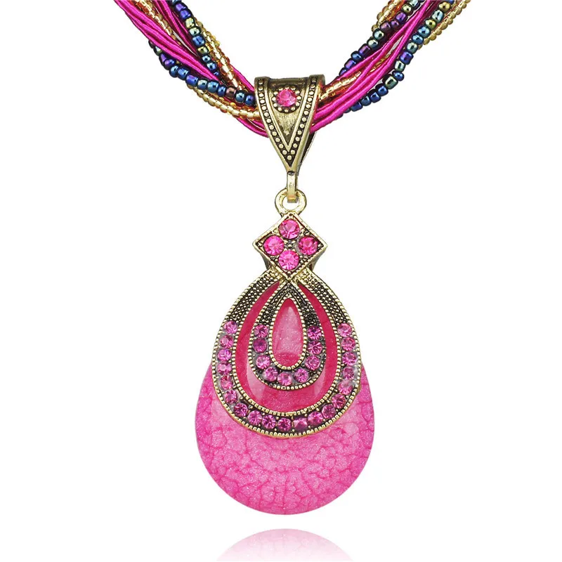 Dormon простое ожерелье с подвеской искусственная веревка элегантное до ключиц DB013 |