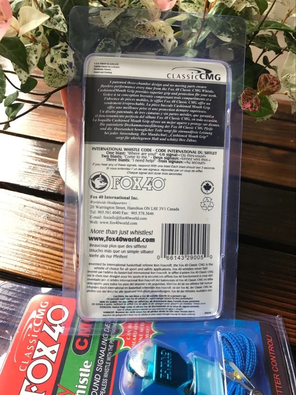 Бесплатная доставка E-PLATING красочные двойной блистер упаковка лиса 40 свисток с CMG