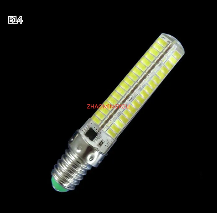 Сверхъяркая силиконовая приглушаемая Светодиодная лампа SMD 5730 12 Вт GY6.35 E11 E12 E14 E17