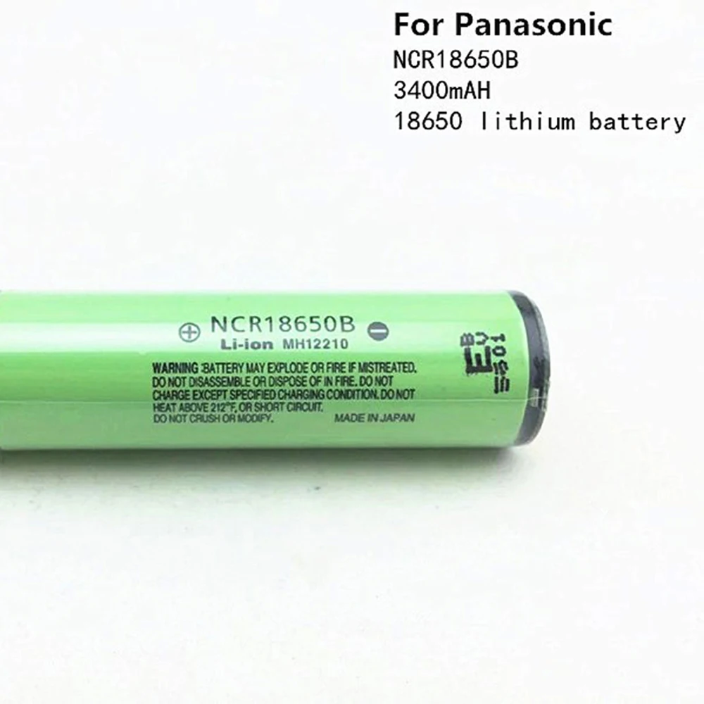 10 шт. 2016 оригинал для Panasonic 18650 3 7 в 3400 мАч батарея электронной сигареты NCR18650B Lthium