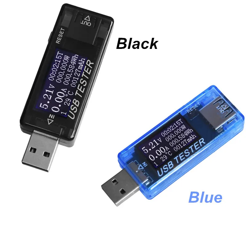 8 в 1 QC2.0 3 0 USB тестер цифровой вольтметр измеритель емкости и напряжения тока
