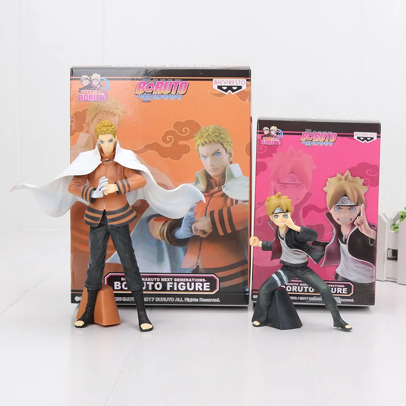 3779 2pcs with box Рисунок, аниме, Наруто Uzumaki Наруто, фигурка боруто Саске Учиха, модель игрушек, рождественский подарок, фигурка Наруто - Цвет: 3779 2pcs with box