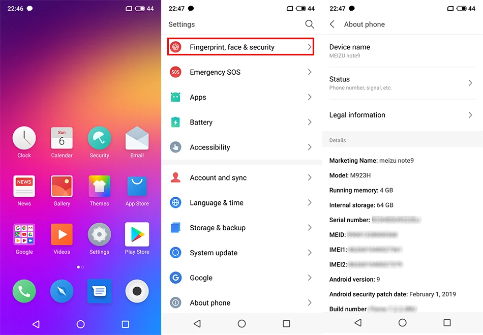 Глобальная версия Meizu Note 9, 4 Гб ОЗУ, 64 Гб ПЗУ, Смартфон Snapdragon 675, четыре ядра, 6,2 дюйма, HD, полный экран, две камеры, быстрая зарядка