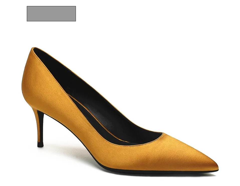 KATELVADI/женские туфли-лодочки женские туфли на шпильке 6,5 см; chaussure femme Talon; черные свадебные туфли на высоком каблуке K-327