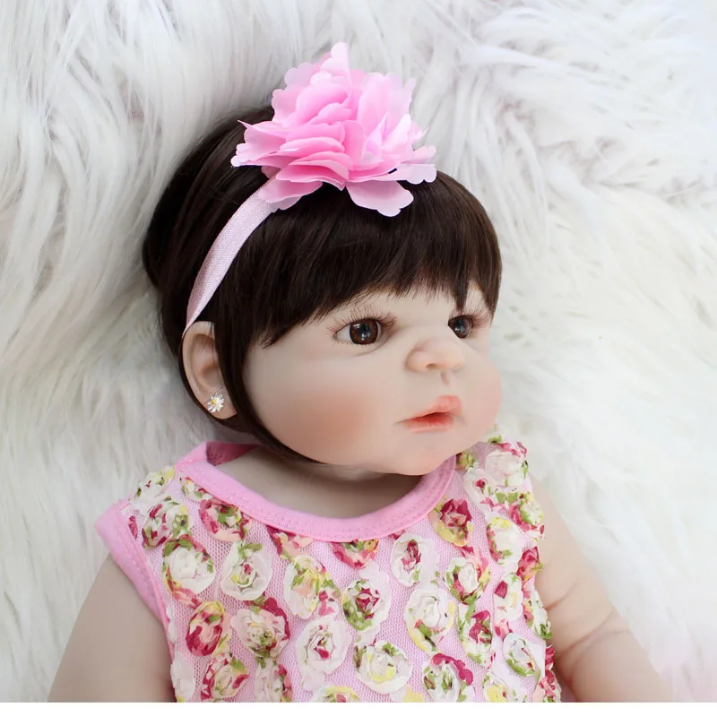 Реалистичная силиконовая кукла реборн BZDOLL младенец Водонепроницаемая 22