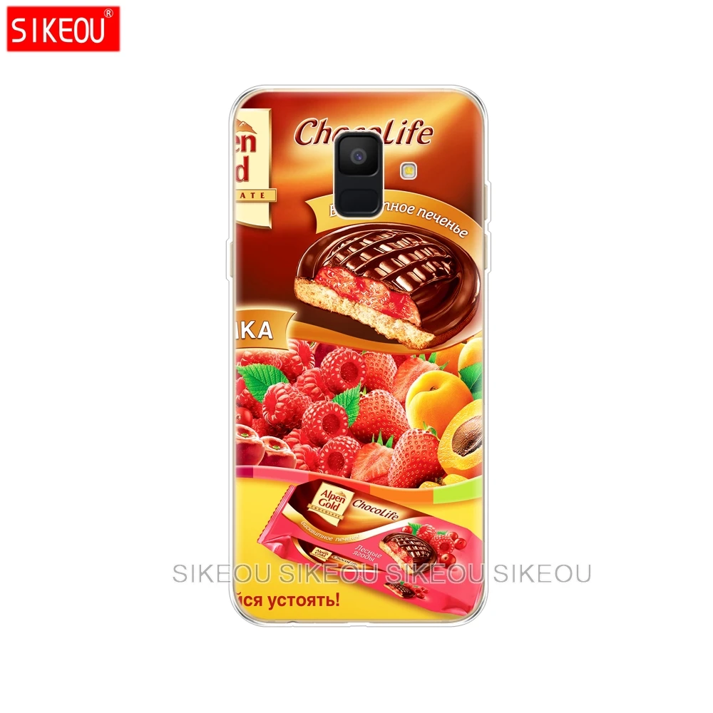 10918 Силиконовый чехол для телефона Samsung Galaxy A6 A8 plus задняя крышка A600 A605 A530 A730 бампер чехол Аленка Бар Шоколад - Цвет: 10918