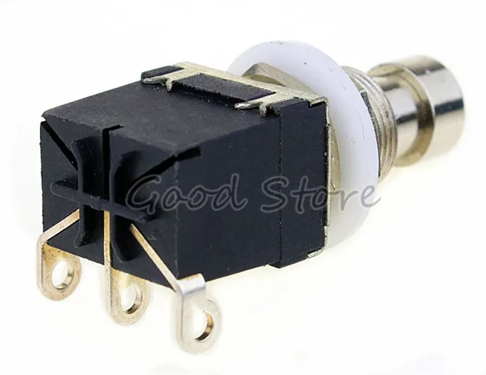 1 шт. THGS 3Pins DPDT моментальный или блокирующий стоп переключатель для гитары AC 250 В/2A