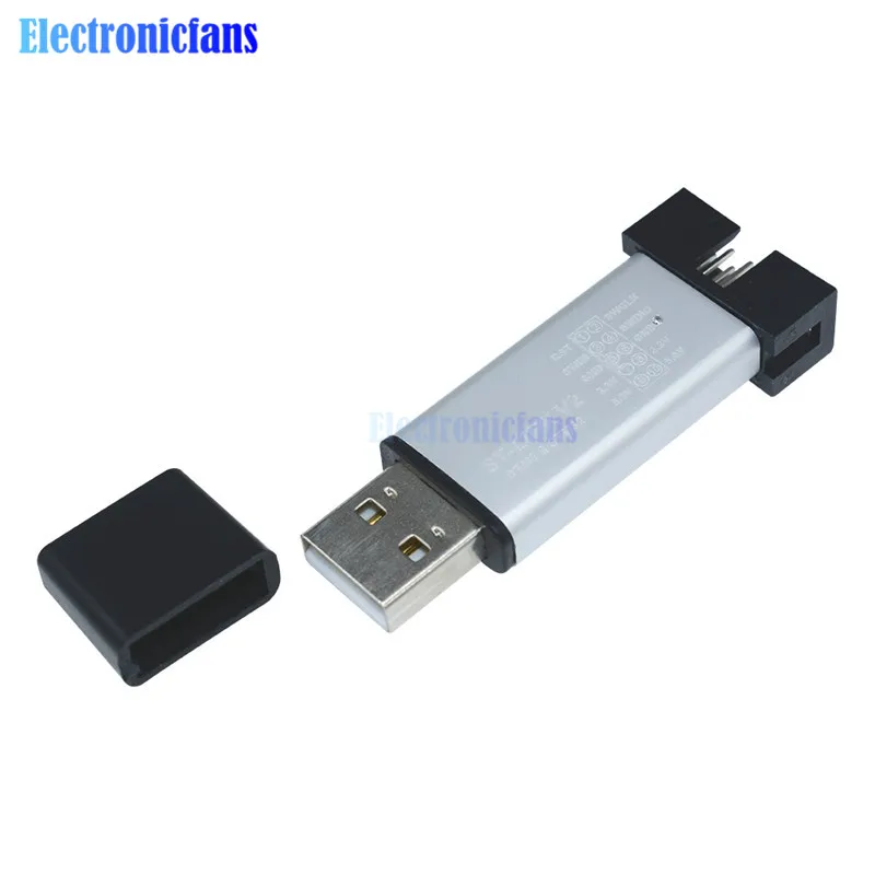 1 комплект ST LINK Stlink ST-Link V2 Mini STM8 STM32 симулятор скачать программист Программирование с крышкой DuPont кабель
