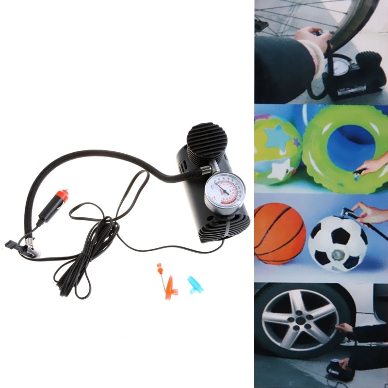 NEW Portable Mini Air Compressor Electric Tire Infaltor Pump 12 Volt Car 12V Dropshipping | Pumps