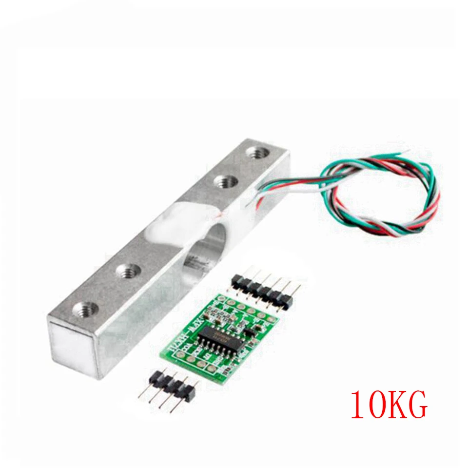 10KG 1 кг/5 кг, 10 кг, 20 кг по самой низкой цене, HX711 AD Модуль Вес Сенсор электронные весы Алюминий сплава весом Давление Сенсор - Цвет: 10KG