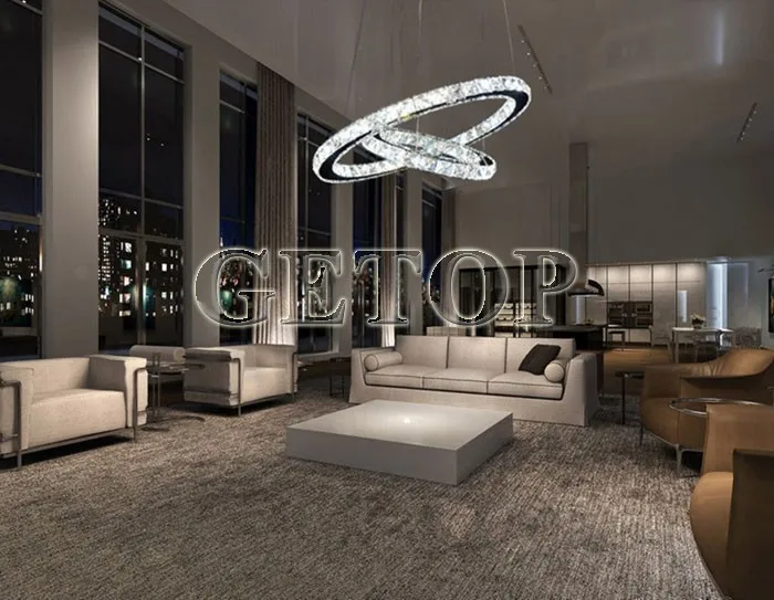 Лучшая цена современные хрустальные люстры круговой K9 хрустальный потолочный