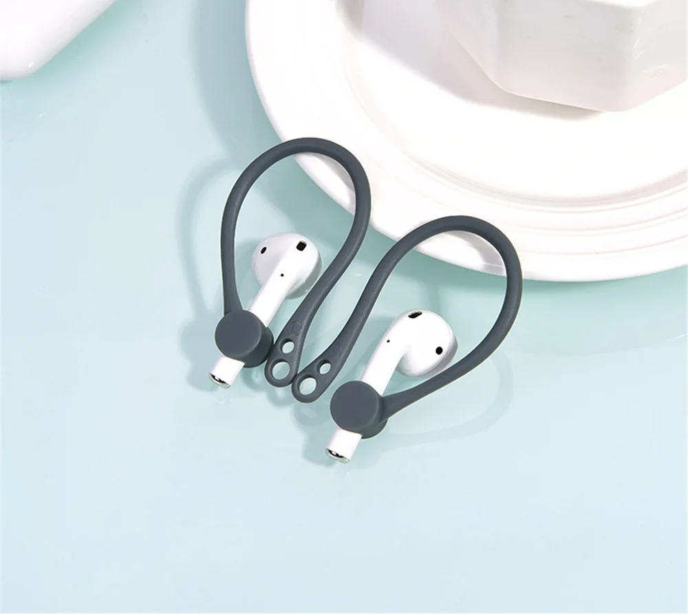 Спортивный нескользящий ушной крючок для Apple AirPods силиконовый чехол беспроводных