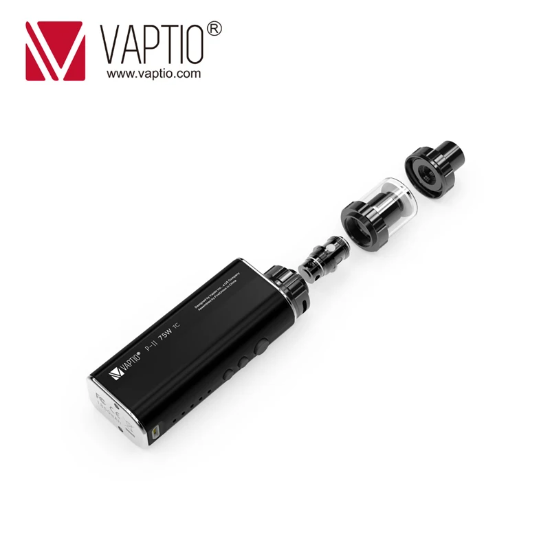 Электронная сигарета Vaptio P2 комплект 75 Вт коробка мод встроенный 1850 мАч vw mod