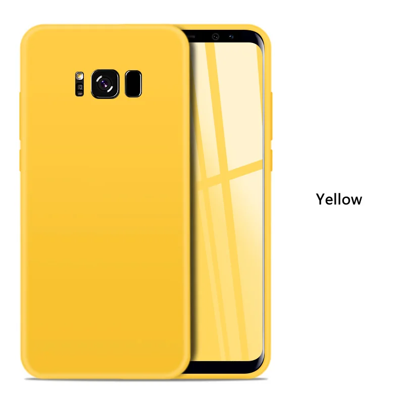 Yellow ASINA чехол с милым животным для samsung Galaxy S8, чехол, 3D рельефный Силиконовый противоударный бампер для Galaxy S7 Edge S9 Plus S10 - Цвет: Yellow