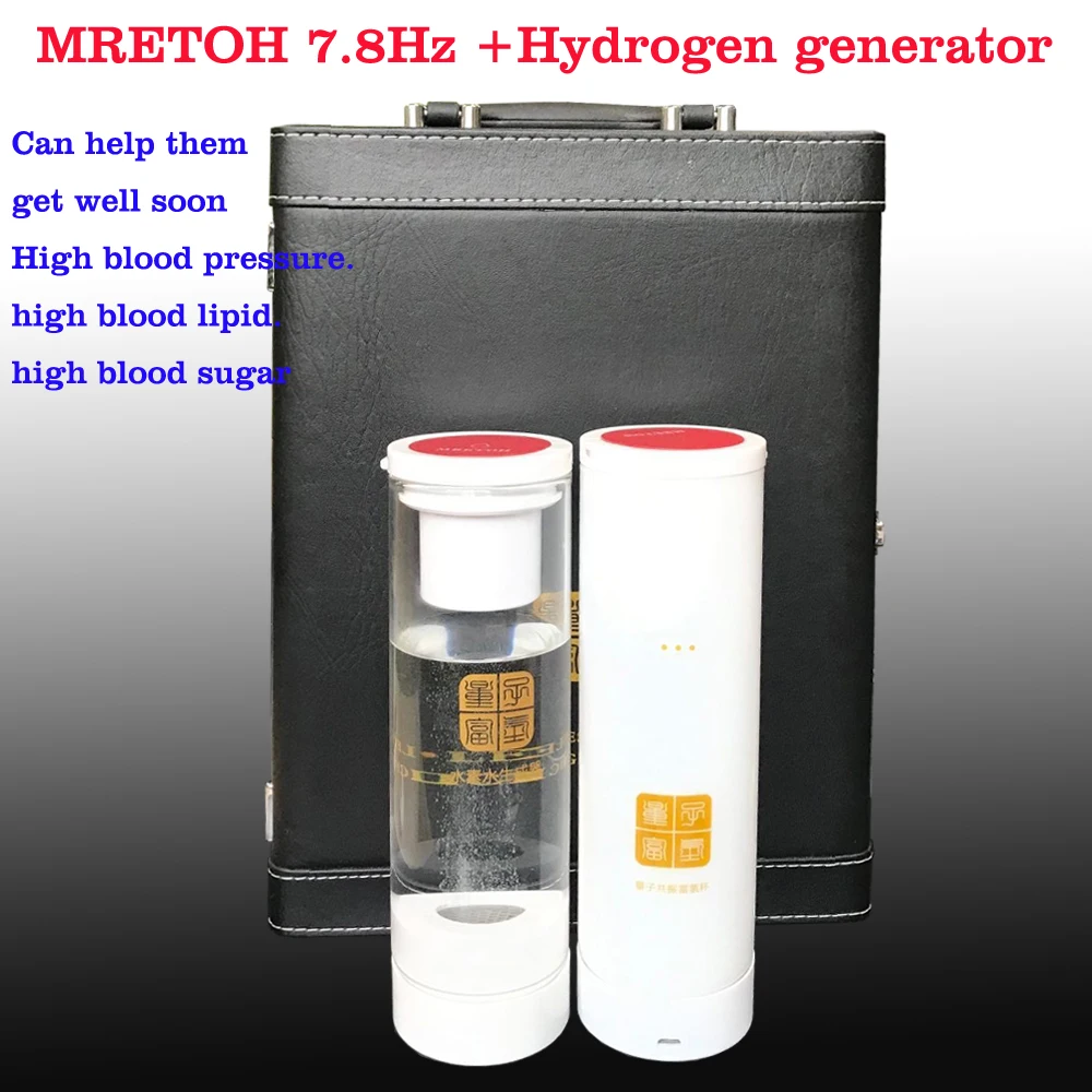 

MRETOH Molecular Resonance Effect Technology 7.8Hz Hydrogen Rich Water Bottle Generator Alkaline Pure H2 Electrolysis Ionizer