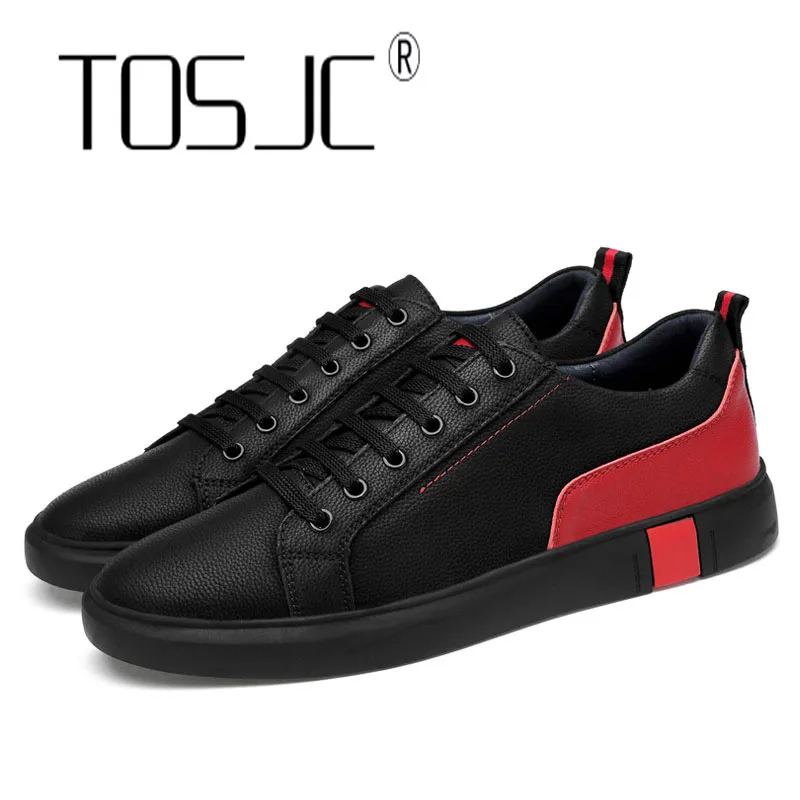 High quality Italian street fashion Plus 38-46 men's casual shoes summer leather flat | Обувь