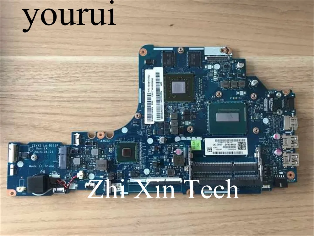 Yourui для Lenovo Y50-70 ноутбук Mortherboard с i7-4710HQ процессор ZIVY2 LA-B111P GTX860M исходный тест