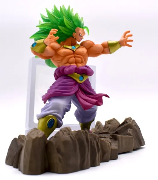 No Box Dragon Ball Z Super Saiyan 3 Broli Brolly содержит основание ПВХ фигурка игрушка для коллекции - Цвет: No Box