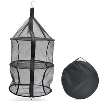 hanging drying rack mesh collapsible net dryer 3 layer black zippers mesh dry rack ideal for indooroutdoor closets grow tents