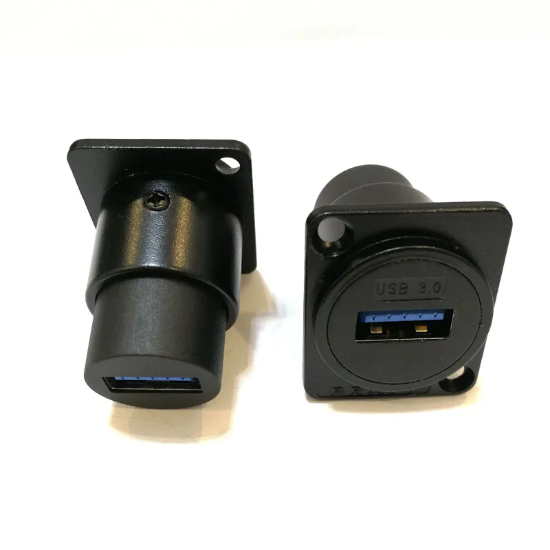 5 шт./лот D-Тип USB прямой модуль шасси крепление панели разъем аудио соединитель |