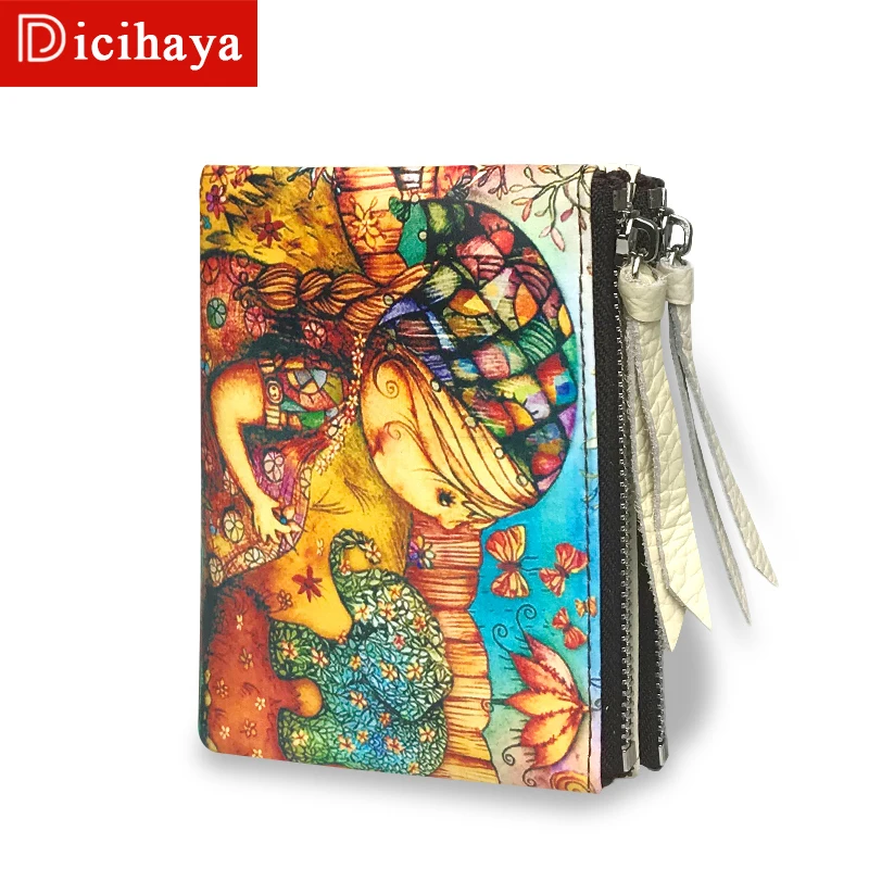 DICIHAYA новинка 2019 простой кошелек кожаный маленький женский повседневный на