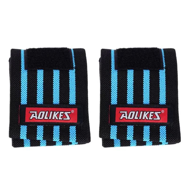 Crossfit Powerlifting поддержка запястья для бодибилдинга 1 пара AOLIKES дышащие ремни рук