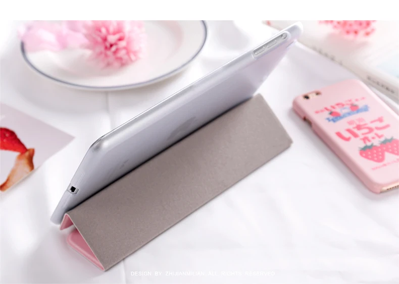 Клубничный Чехол-книжка на магнитной застежке Чехол для iPad Pro 9,7 11 Air 10,5 10,2 12,9 мини-платье на возраст 2, 3, 4, 5, планшет чехол для нового iPad 9,7 7th